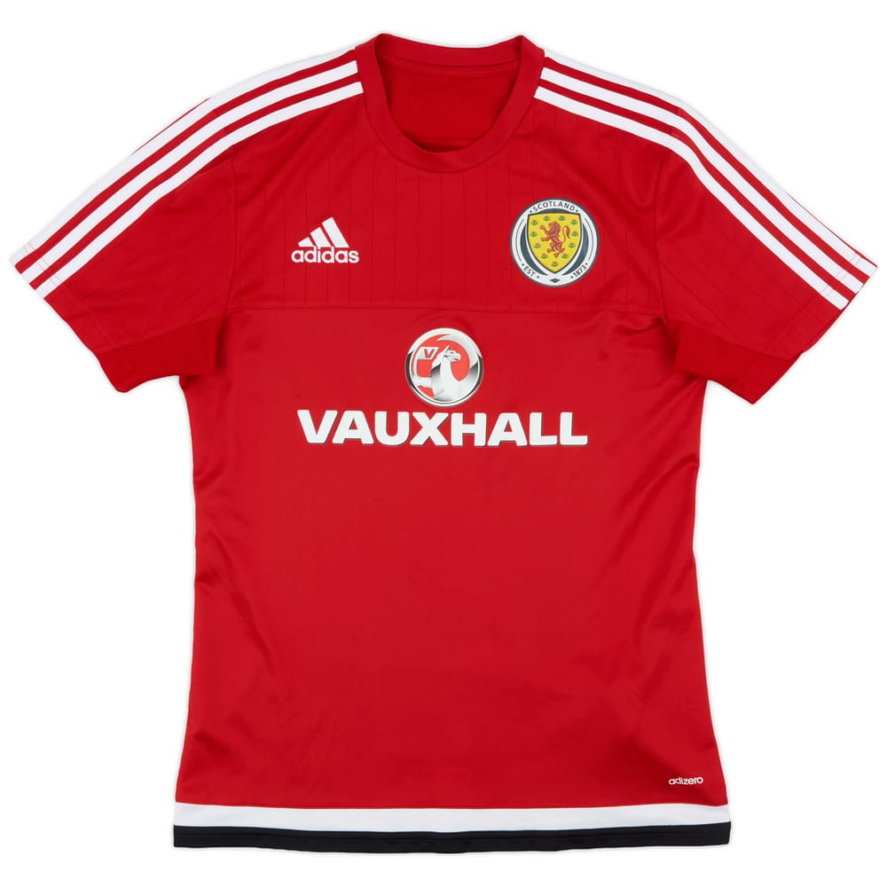 2015-16 Scotland adidas Training Shirt - 8/10 - (S)