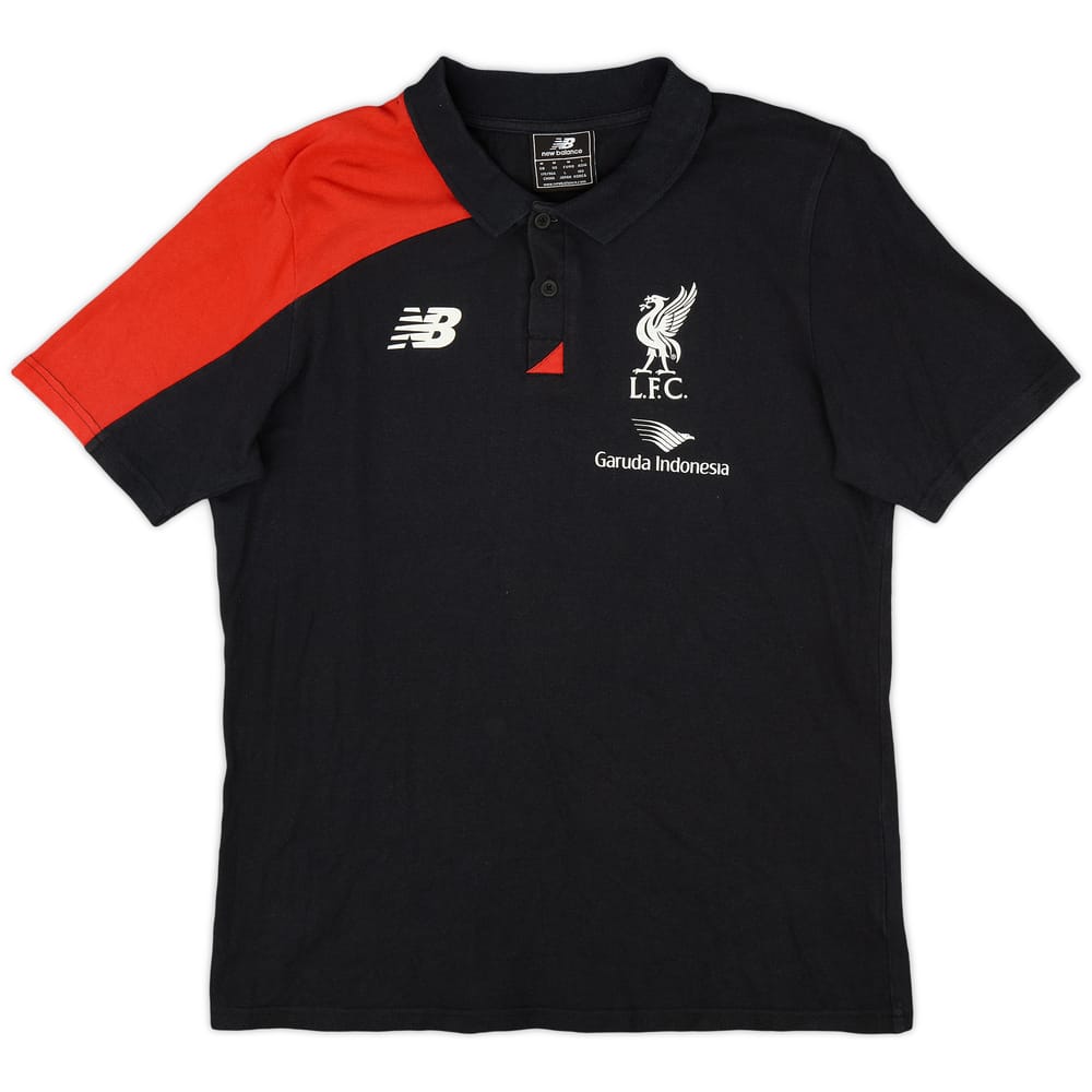 2015-16 Liverpool New Balance Polo Shirt - 9/10 - (M)