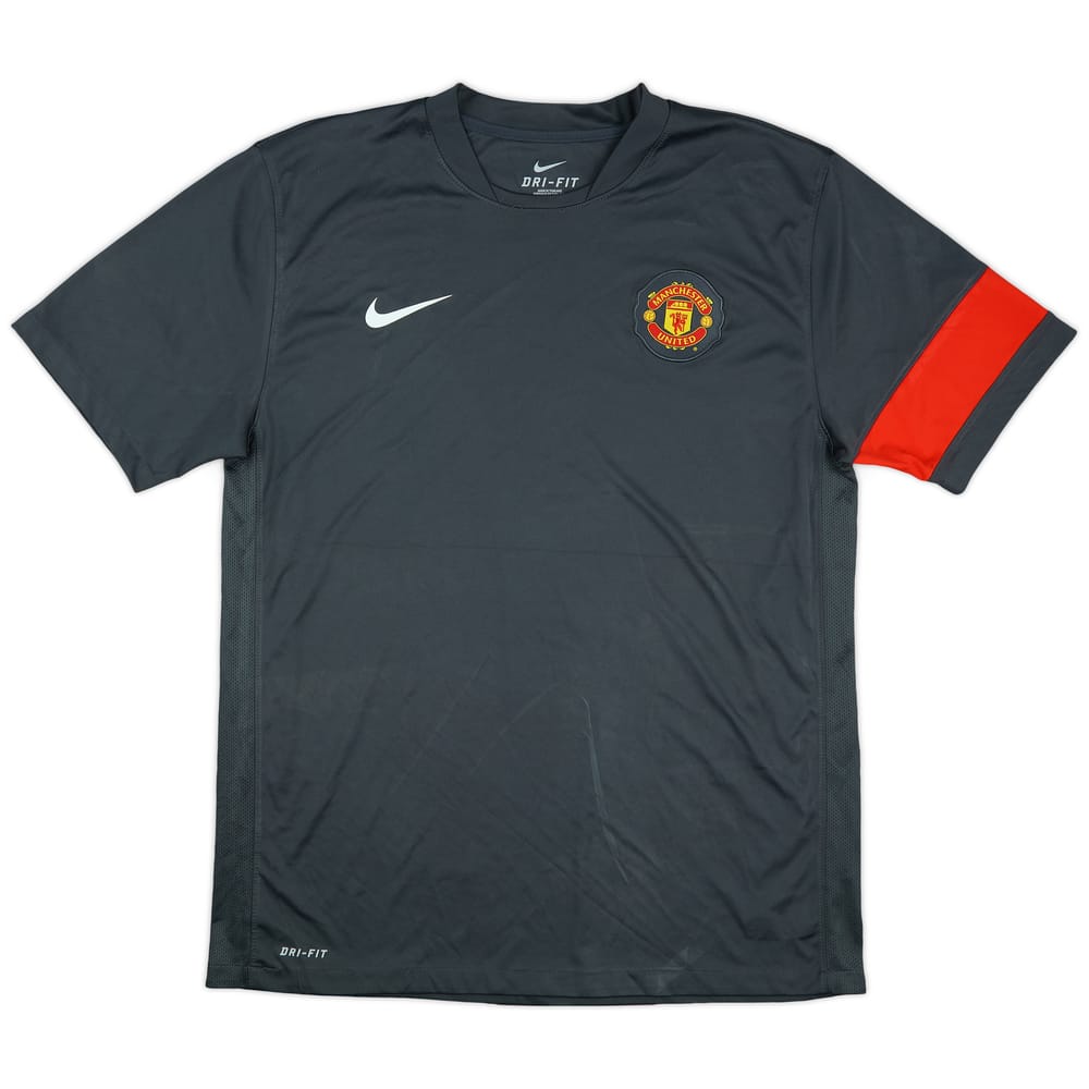 2010-11 Manchester United Nike Training Shirt - 7/10 - (L)