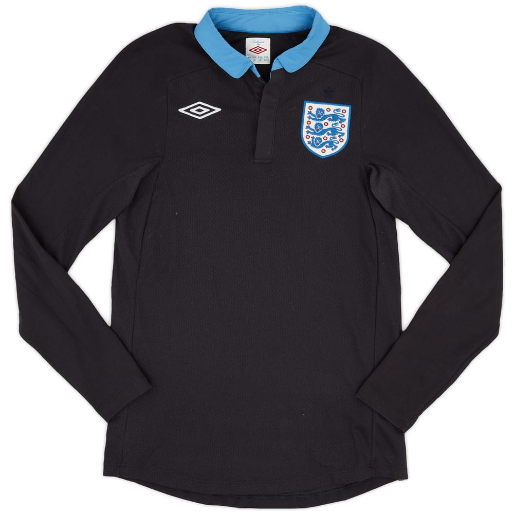 2011-12 England Away L/S Shirt - 9/10 - (S)