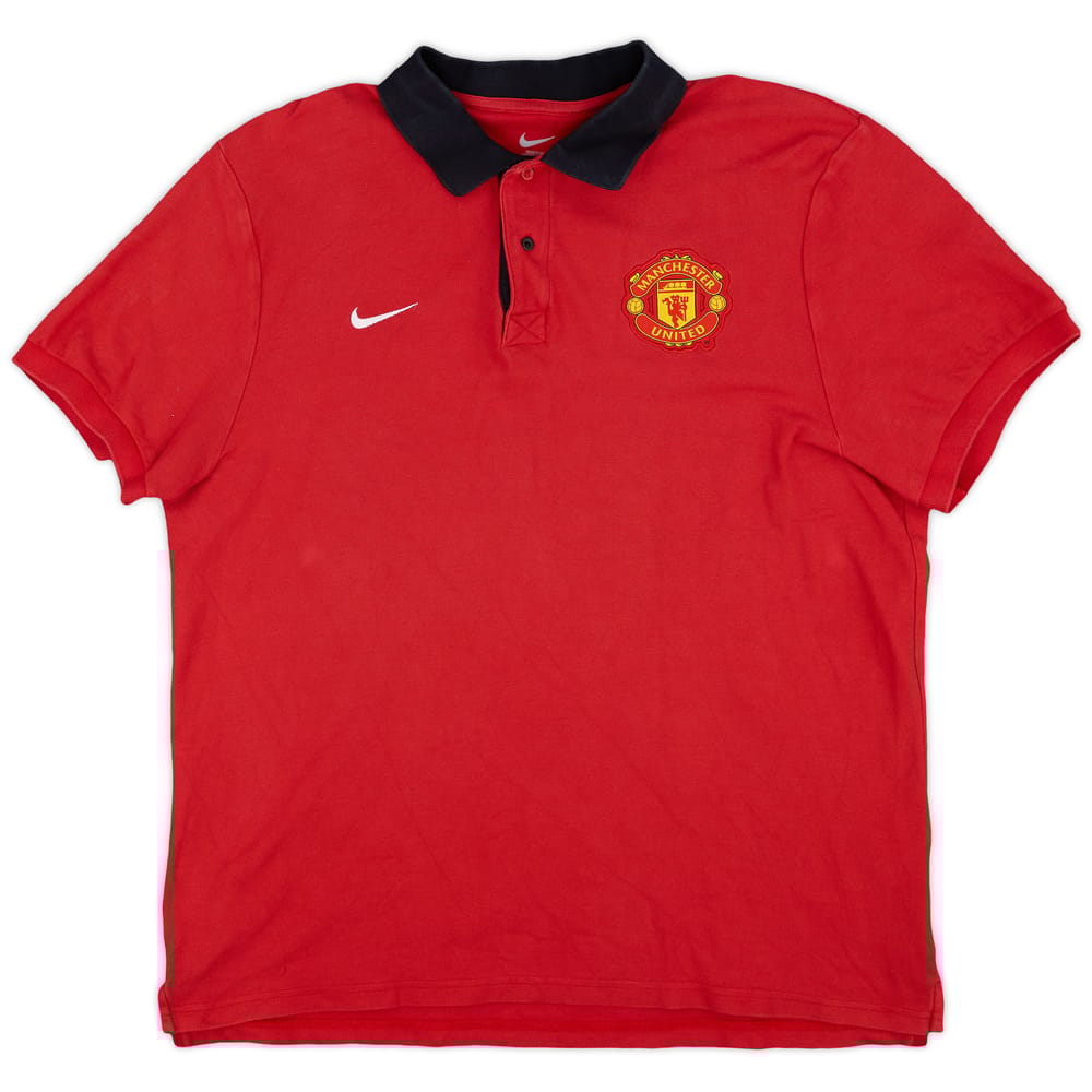2012-13 Manchester United Nike Polo Shirt - 8/10 - (XL)