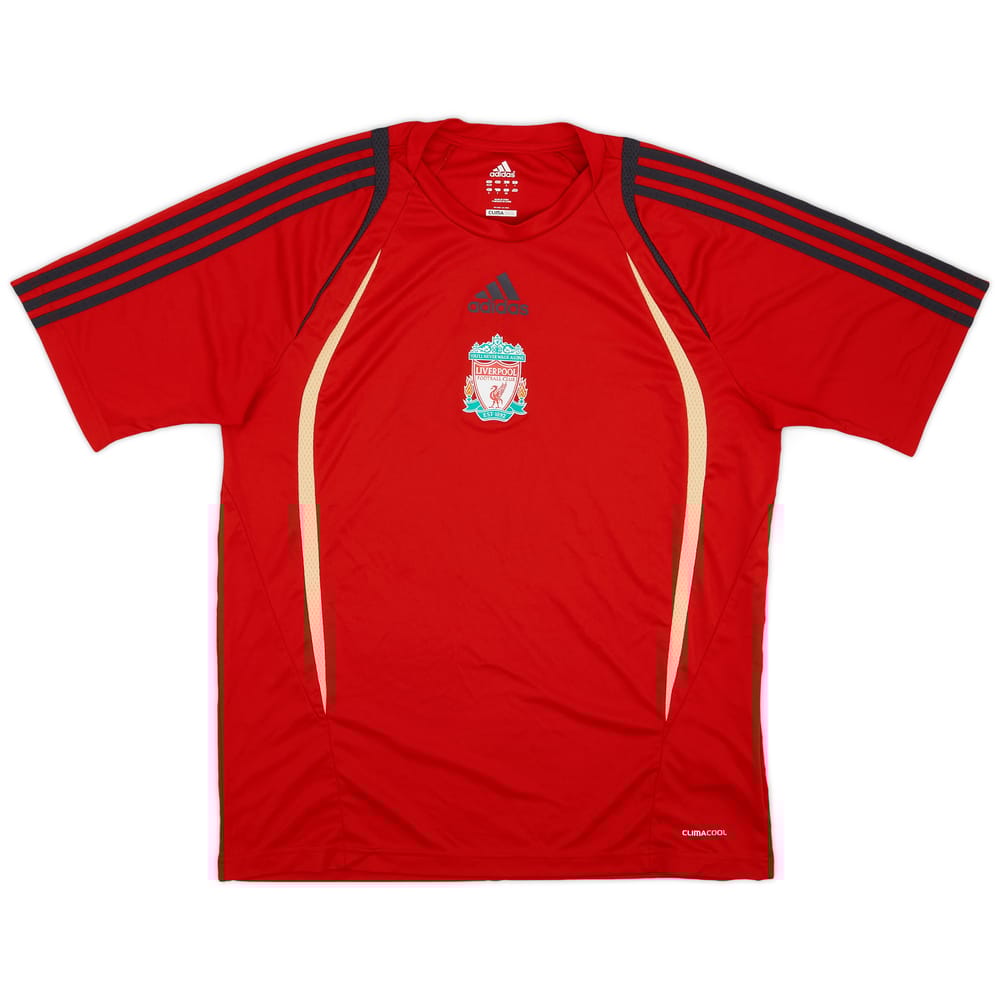 2009-10 Liverpool adidas Training Shirt - 9/10 - (L)