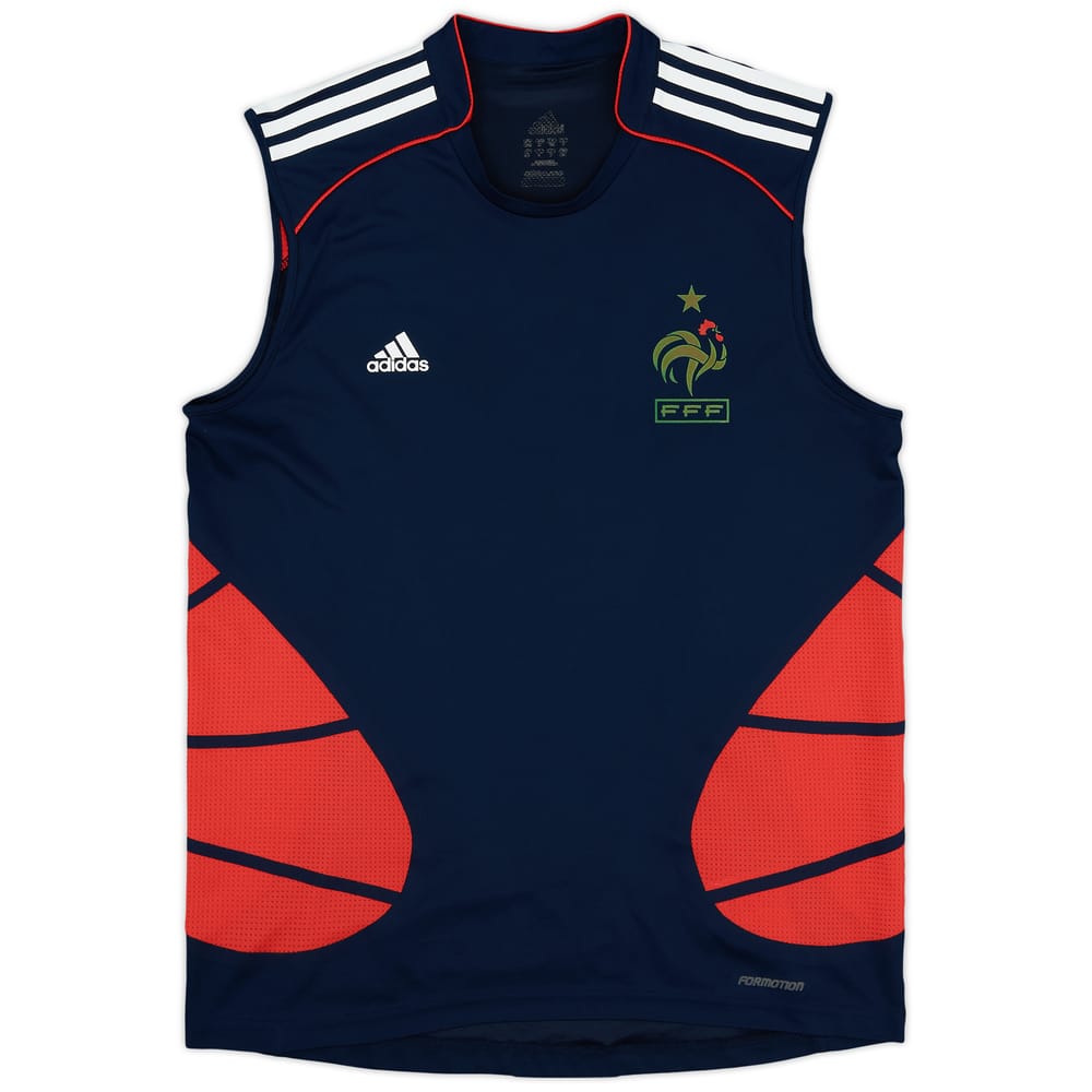 2007-08 France adidas Formotion Training Vest - 8/10 - (M)