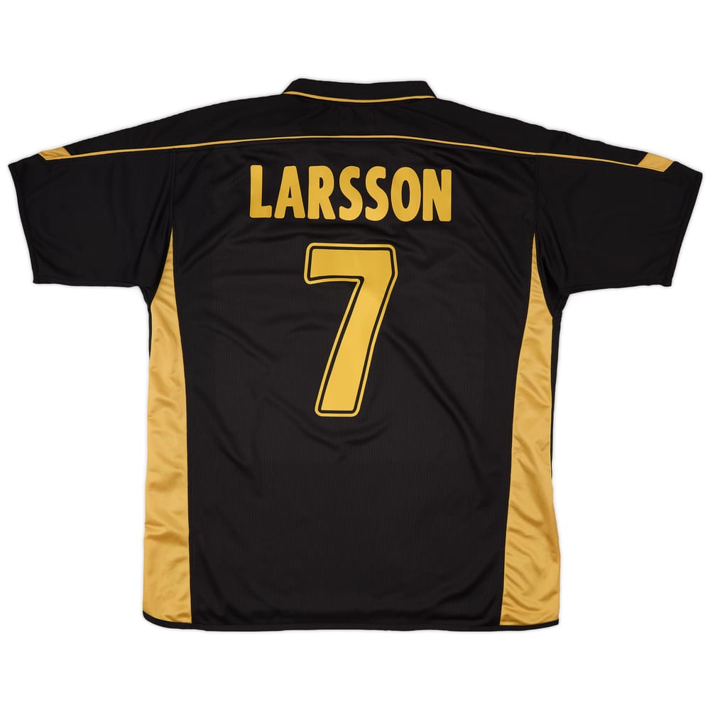 2003-04 Celtic Away Shirt Larsson #7 - 8/10 - (XL)