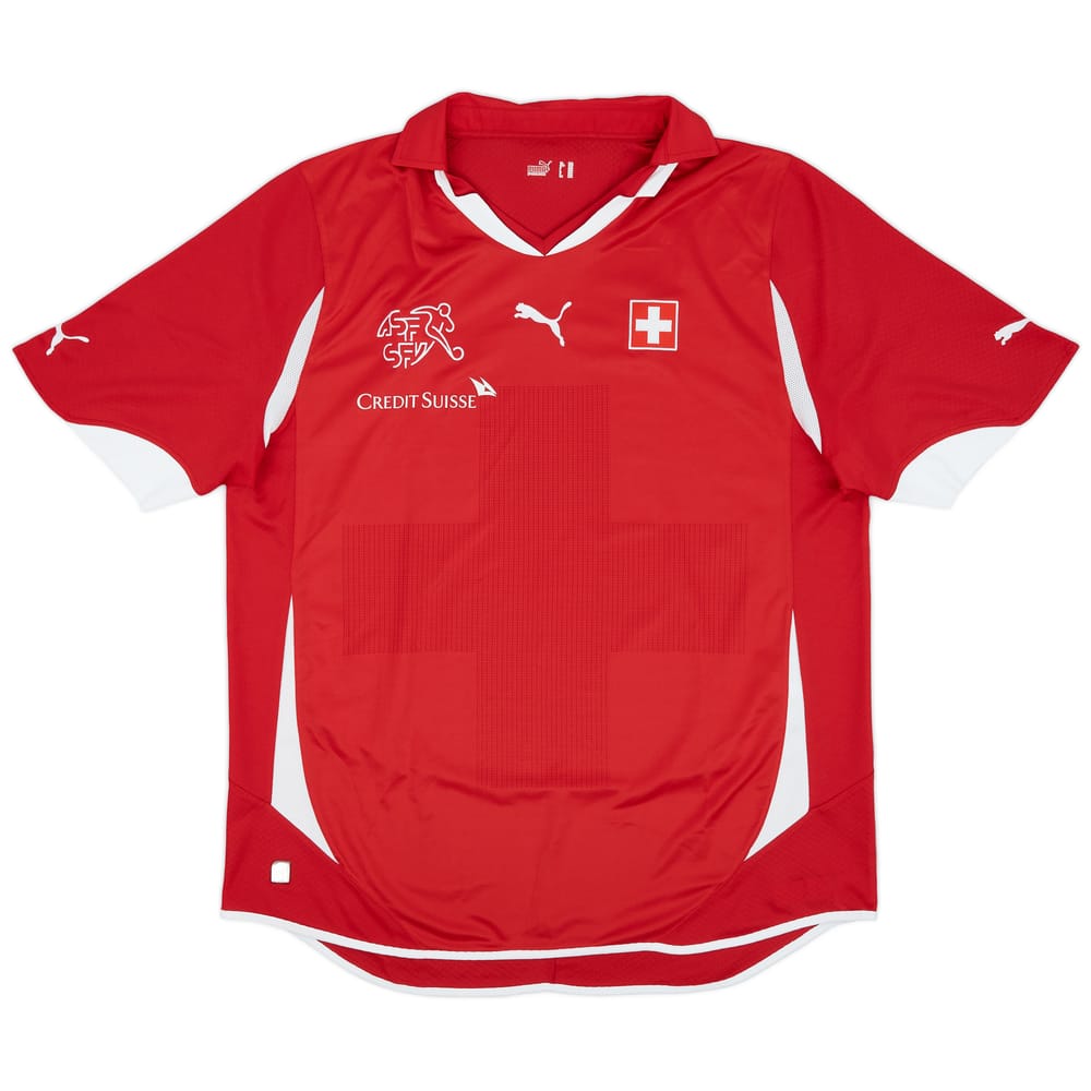 2010-11 Switzerland Home Shirt - 8/10 - (XXL)