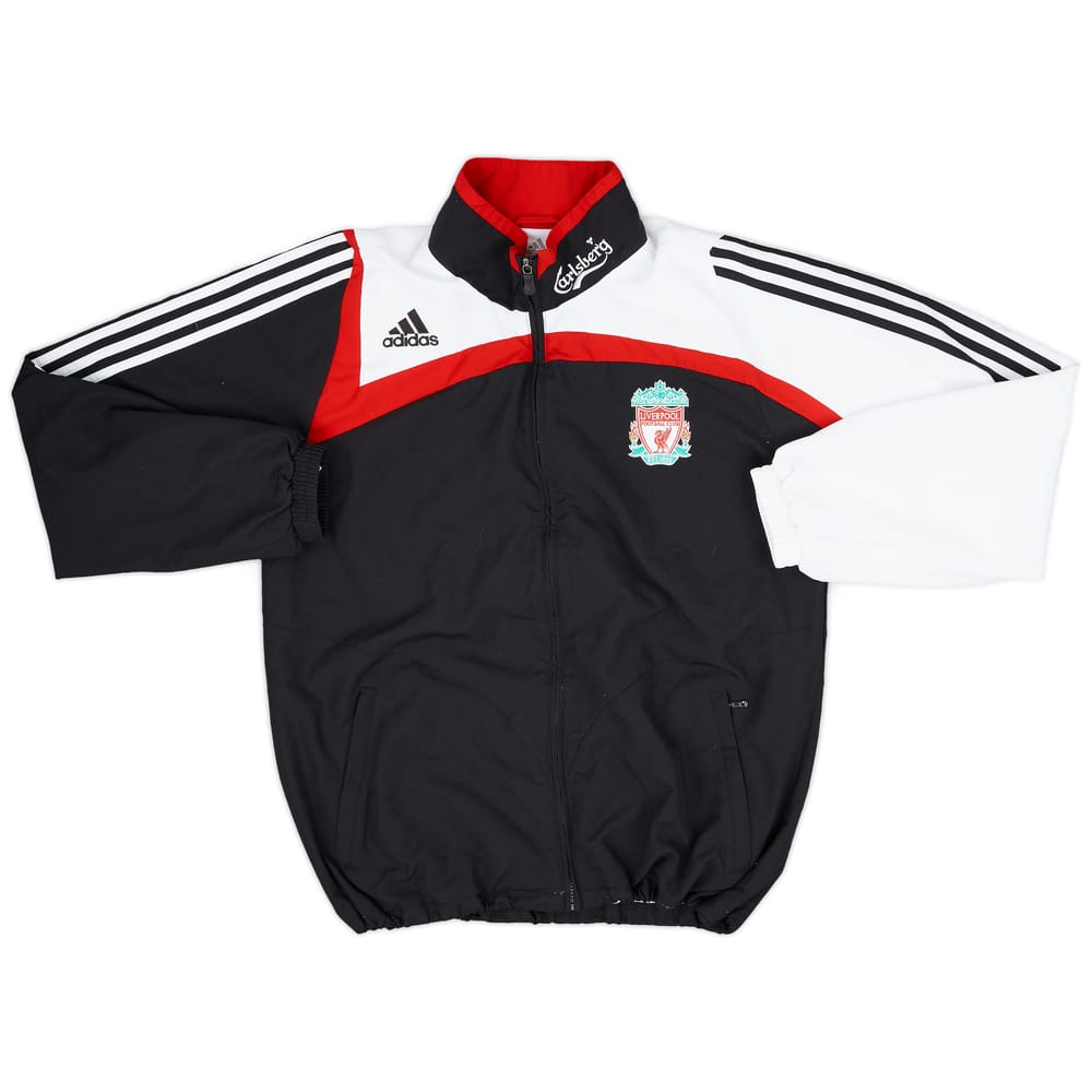 2007-08 Liverpool adidas Track Jacket - 9/10 - (L)