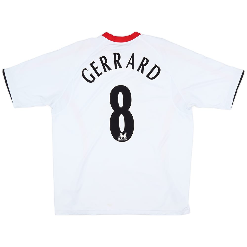 2005-06 Liverpool Away Shirt Gerrard #8 - 6/10 - (XL)