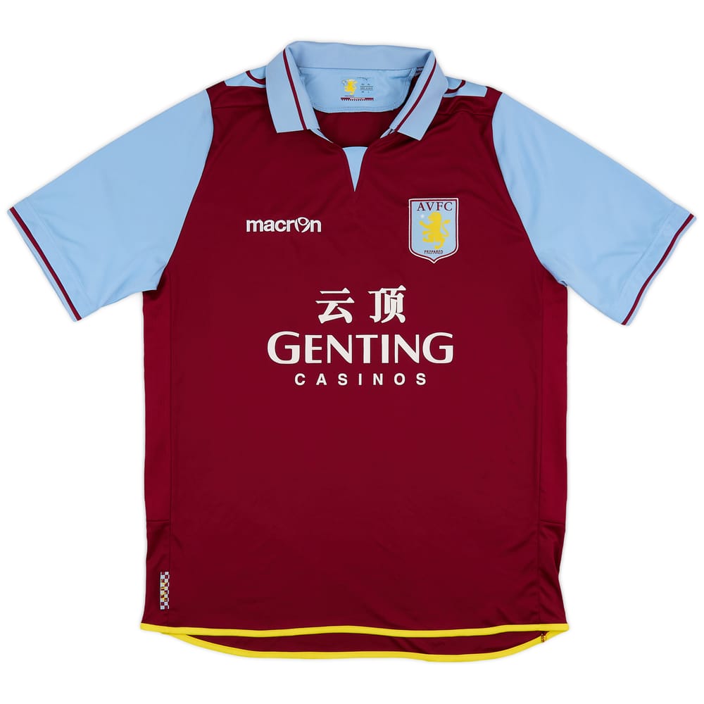 2012-13 Aston Villa Home Shirt #8 - 8/10 - (L)