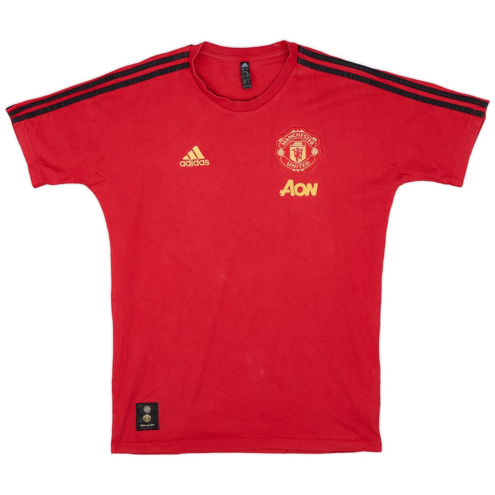 2018-19 Manchester United adidas Cotton Tee - 7/10 - (S)