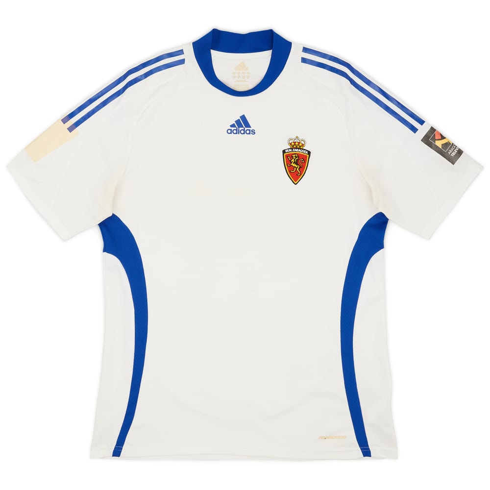 2009-10 Real Zaragoza Player Issue Home Shirt - 5/10 - (L)