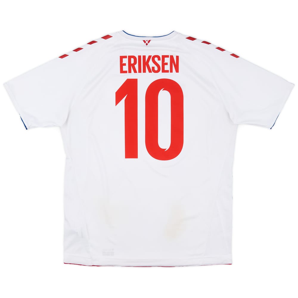 2018-19 Denmark Away Shirt Eriksen #10 - 7/10 - (XL)