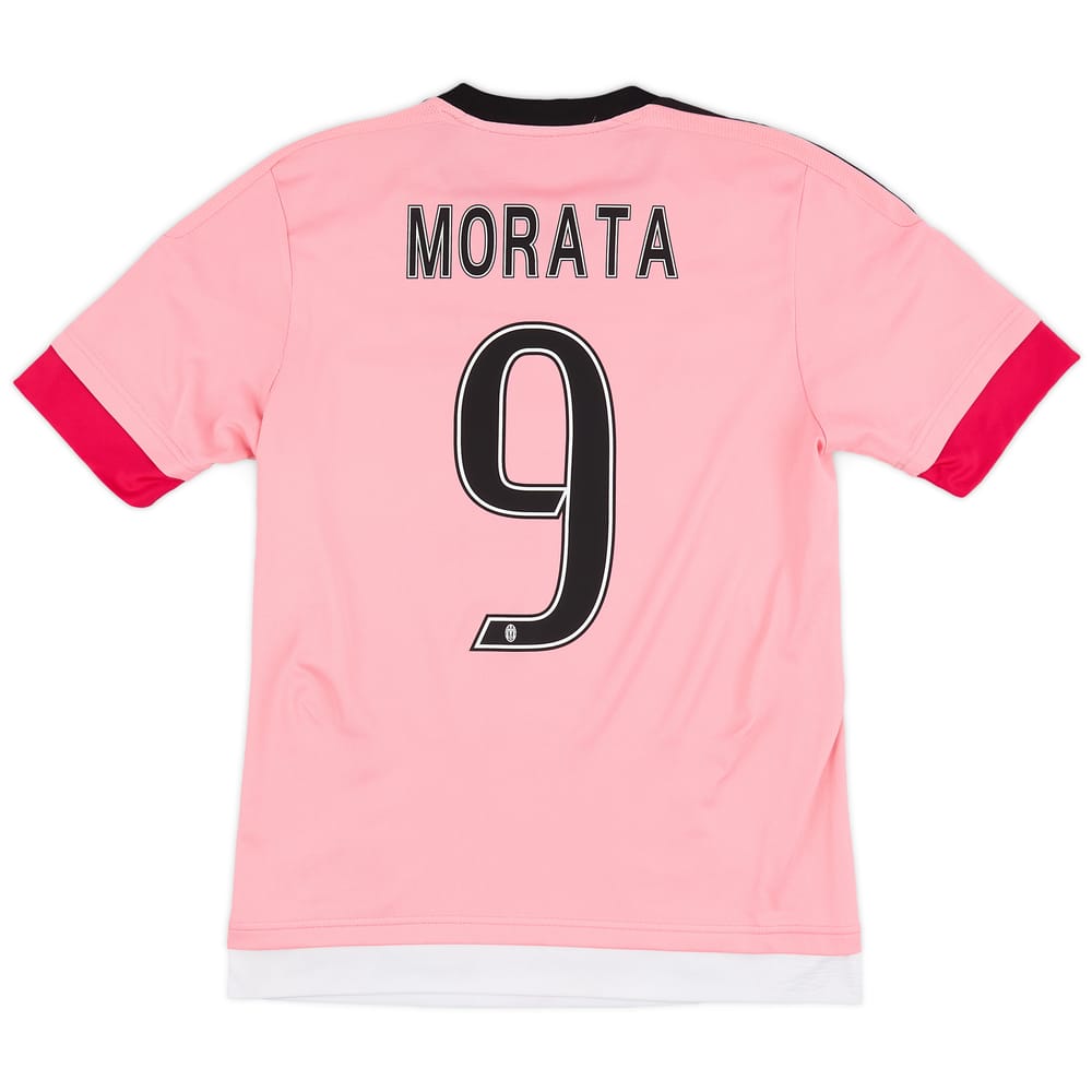 2015-16 Juventus Away Shirt Morata #9 - 6/10 - (S)