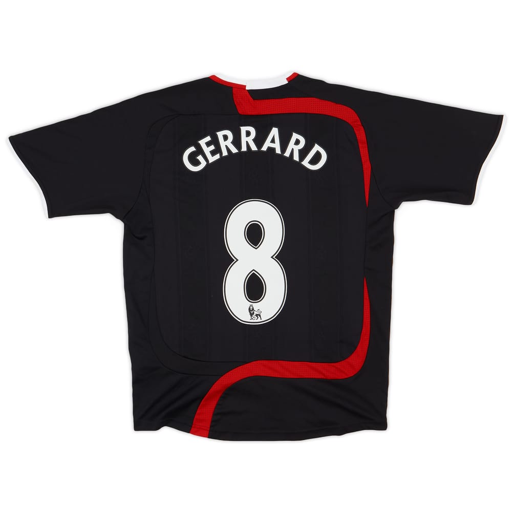 2007-08 Liverpool Third Shirt Gerrard #8 - 7/10 - (XL.Boys)