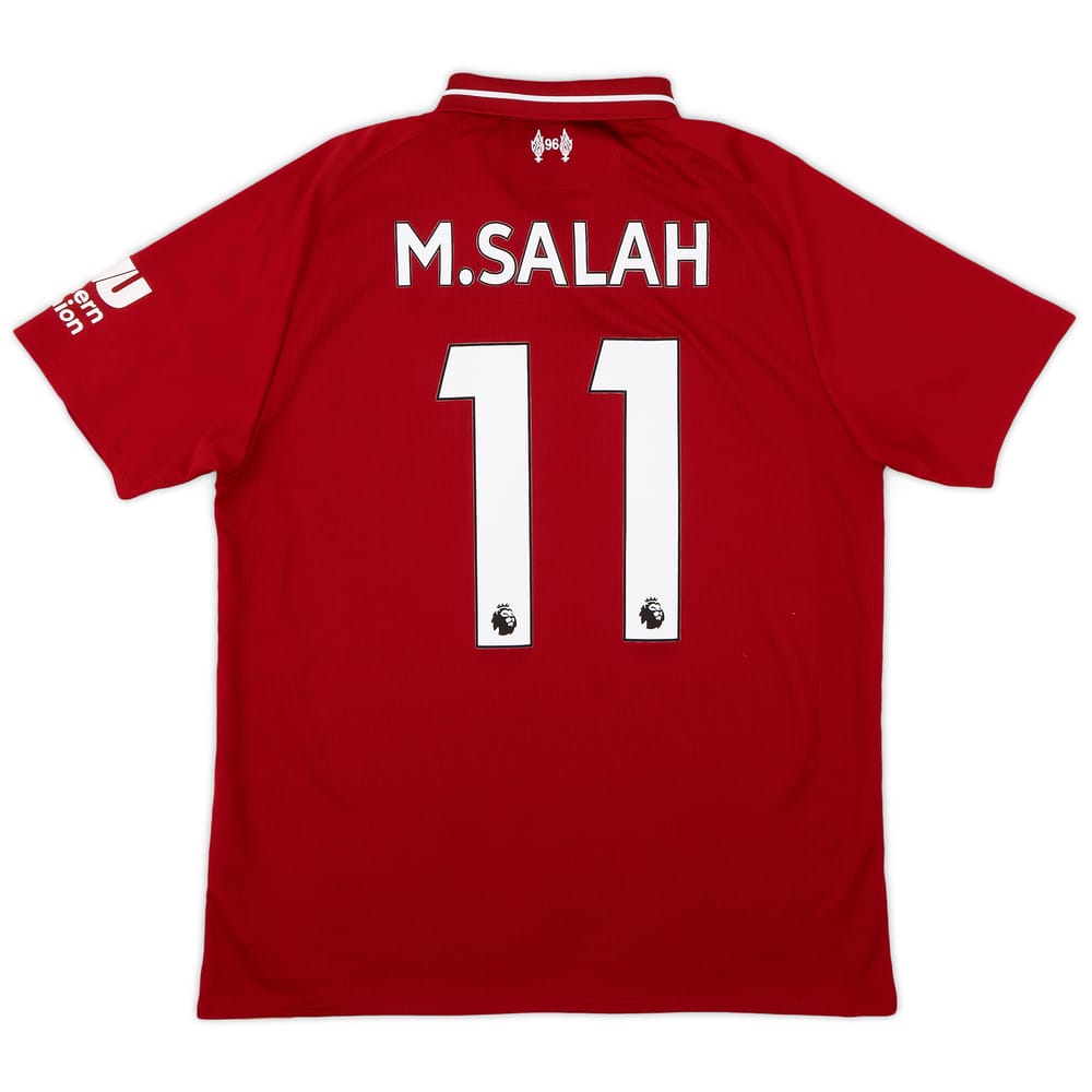 2018-19 Liverpool Home Shirt M.Salah #11 - 9/10 - (M)