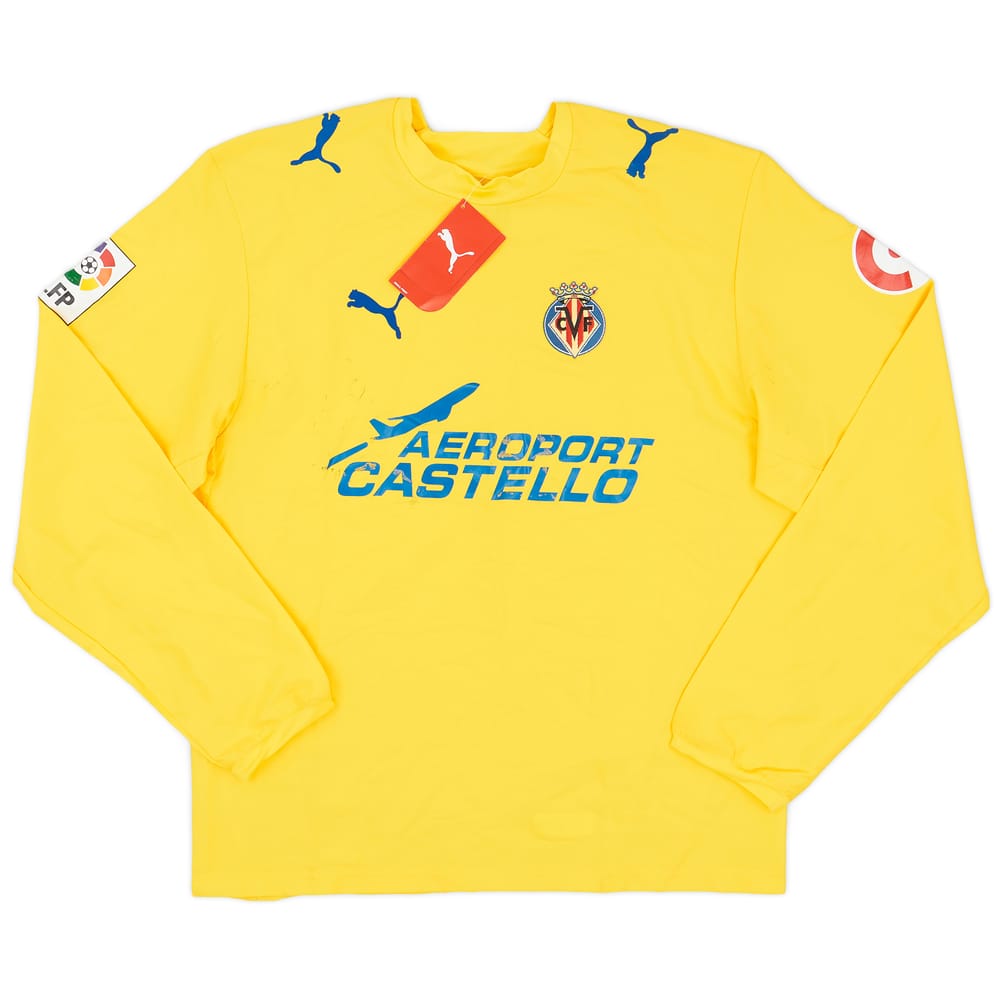 2006-07 Villarreal Home L/S Shirt (M)