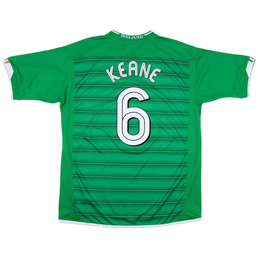 2003-04 Ireland Home Shirt Keane #6 - 9/10 - (XL)