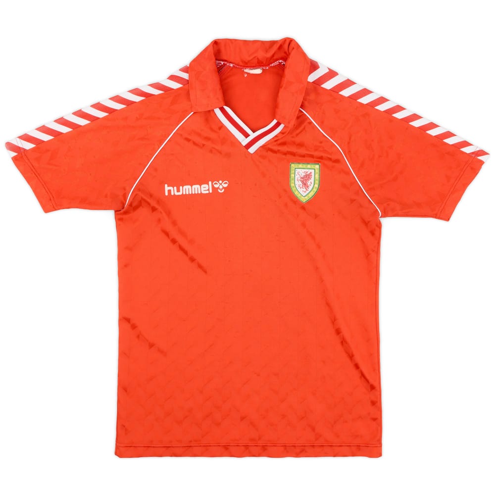 1988-90 Wales Home Shirt - 8/10 - (Y)
