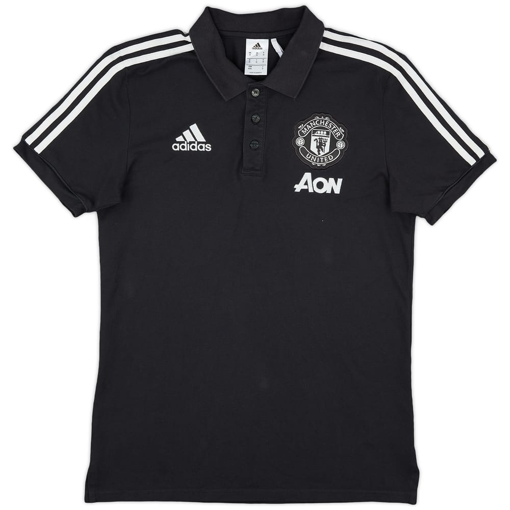 2017-18 Manchester United adidas Polo Shirt - 9/10 - (M)