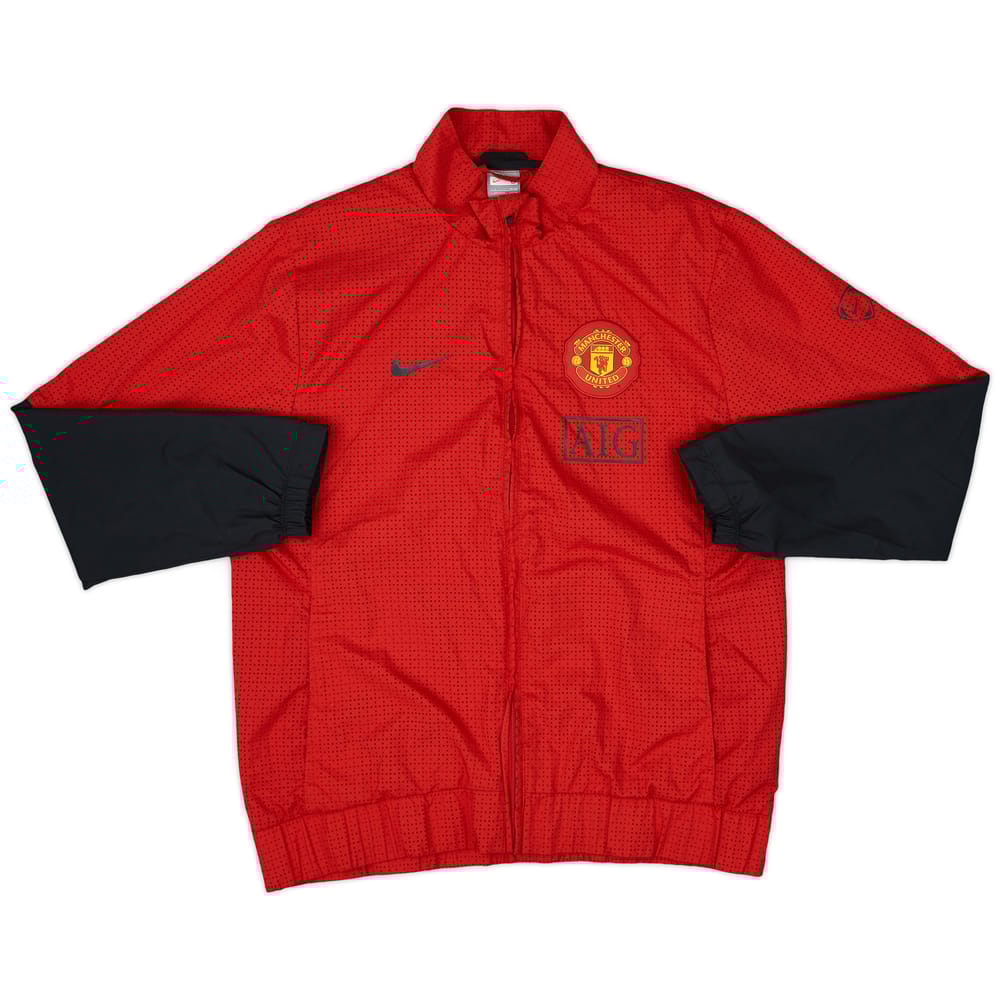 2009-10 Manchester United Nike Track Jacket - 8/10 - (L)