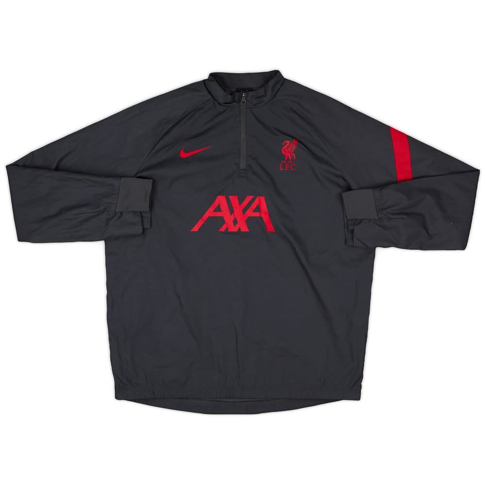 2020-21 Liverpool Nike 1/4 Zip Windbreaker - 8/10 - (XL.Boys)