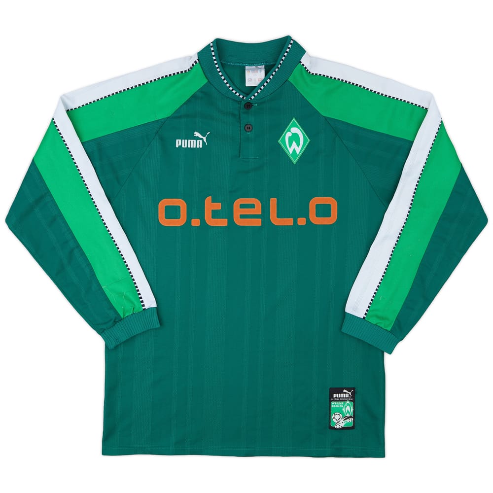 1997-99 Werder Bremen Home L/S Shirt - 8/10 - (M)