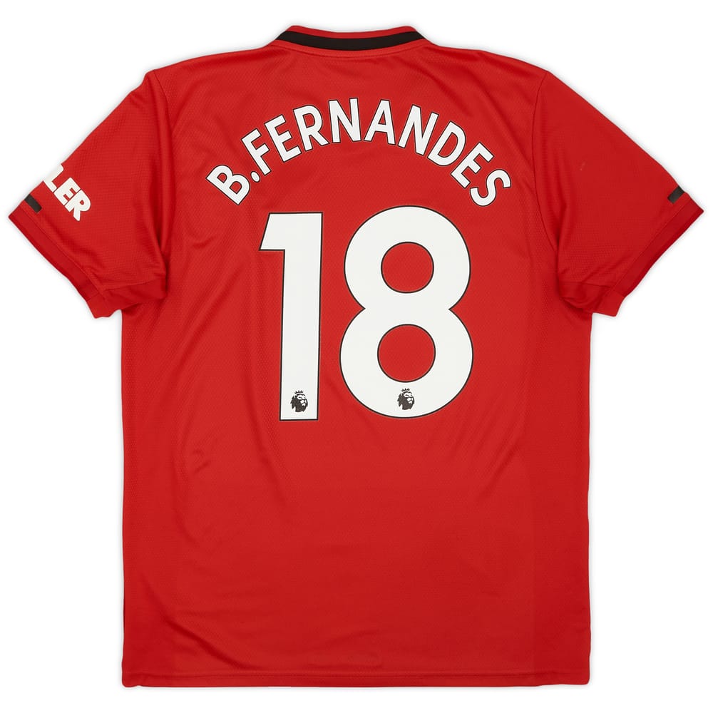 2019-20 Manchester United Home Shirt B.Fernandes #18 - 9/10 - (L)