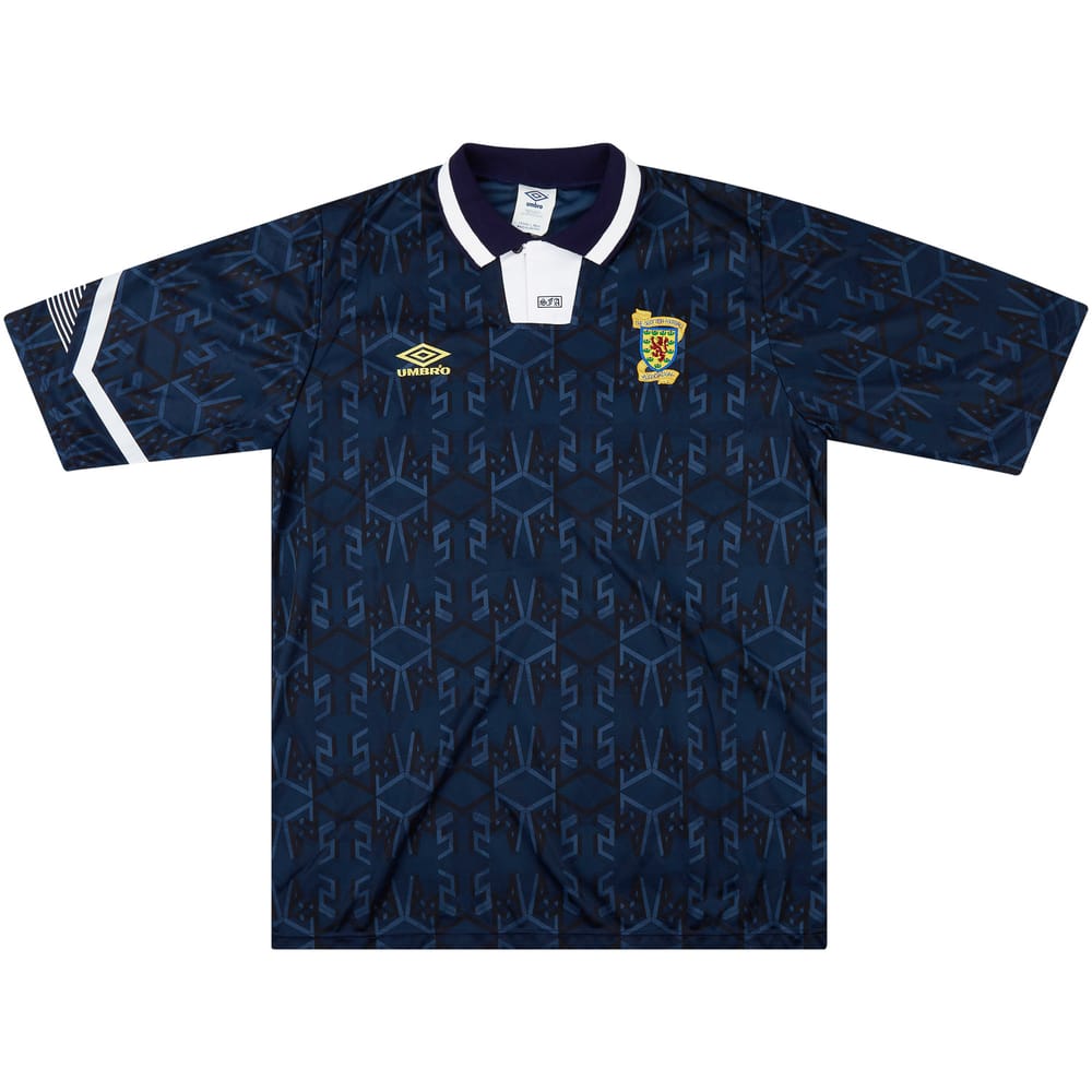 1992-93 Scotland Match Issue Home Shirt #14 (Bowman)