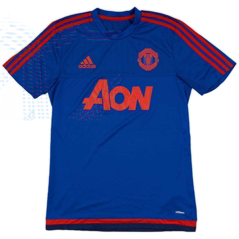2015-16 Manchester United adizero Training Shirt - 9/10 - (M)