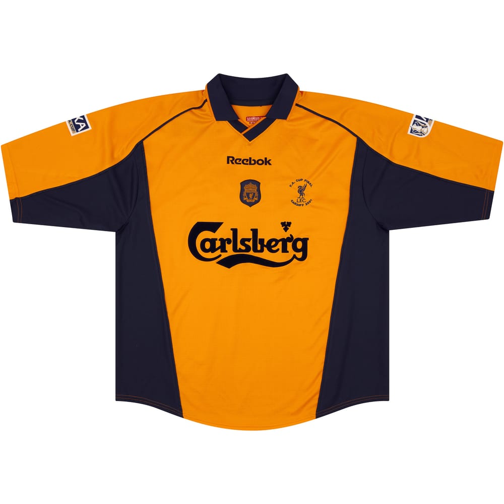 2000-01 Liverpool Match Issue FA Cup Final Away Shirt Hamann #16 (v Arsenal)