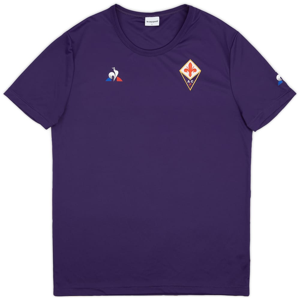 2017-18 Fiorentina Le Coq Sportif Training Shirt - 9/10 - (L)