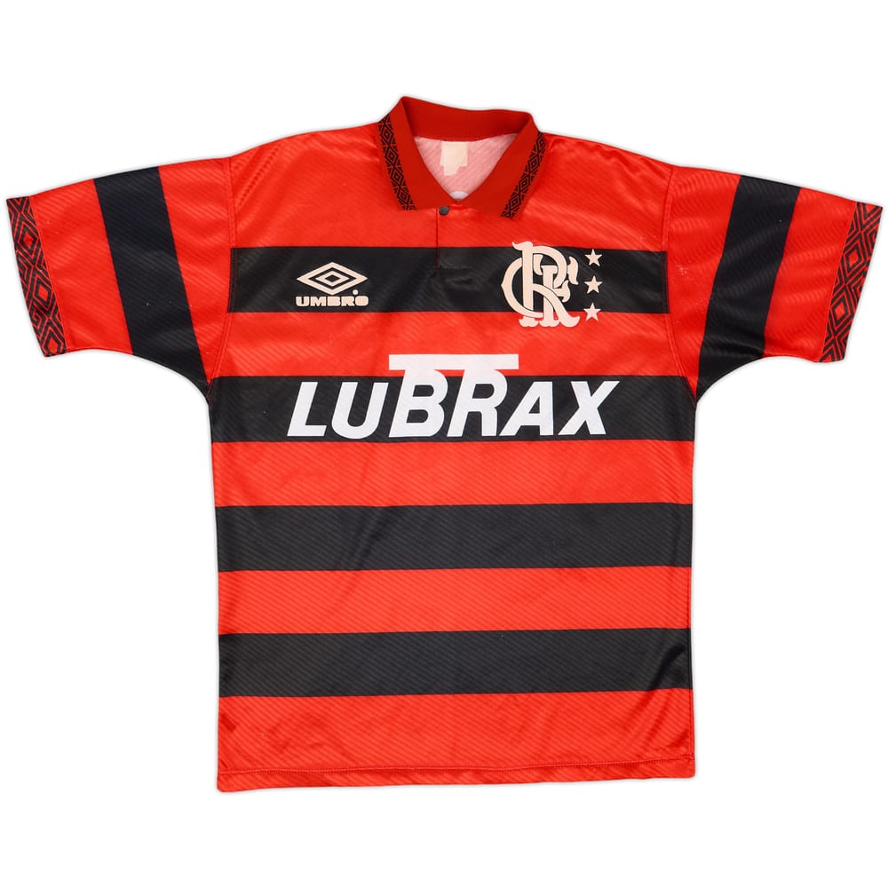 1994-95 Flamengo Centenary Home Shirt #10 - 7/10 - (L)