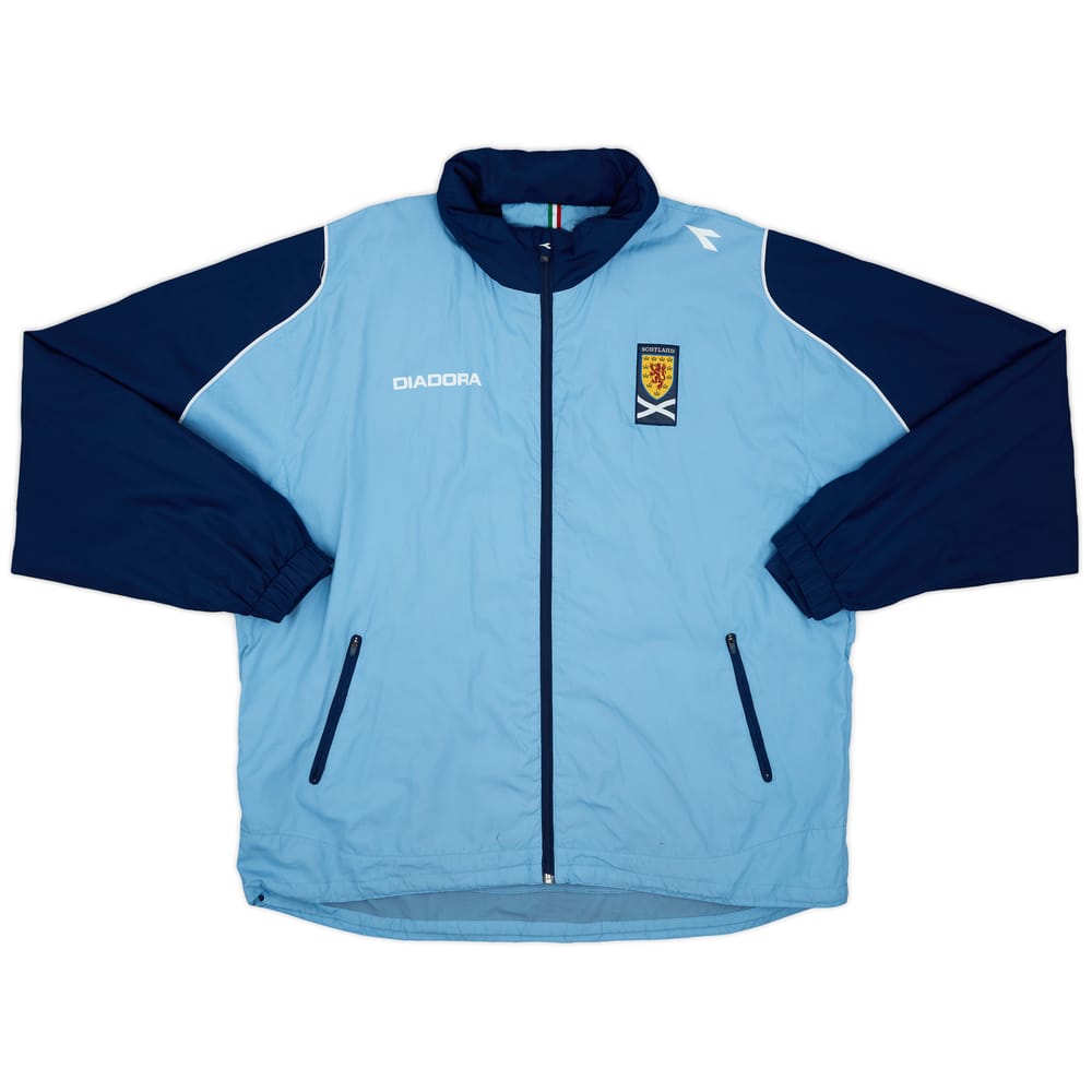 2008-10 Scotland Diadora Hooded Rain Jacket - 7/10 - (L)