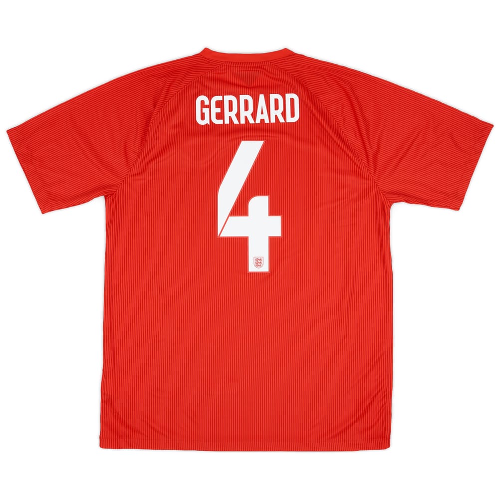 2014-15 England Away Shirt Gerrard #4 (L)