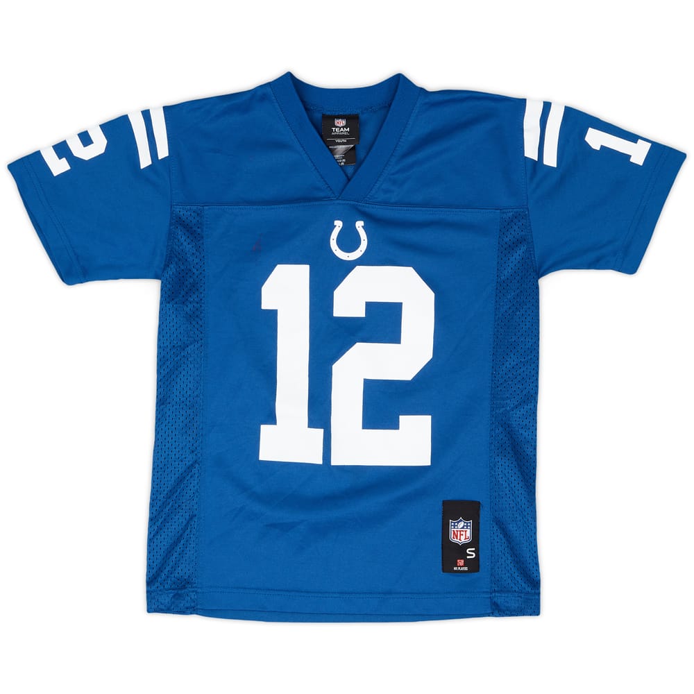 2012 Indianapolis Colts Luck #12 NFL Replica Home Jersey - 6/10 - (S.Boys)