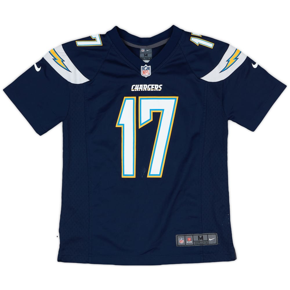 2013-16 San Diego Chargers Rivers #17 Nike Game Home Jersey - 7/10 - (M.Boys)