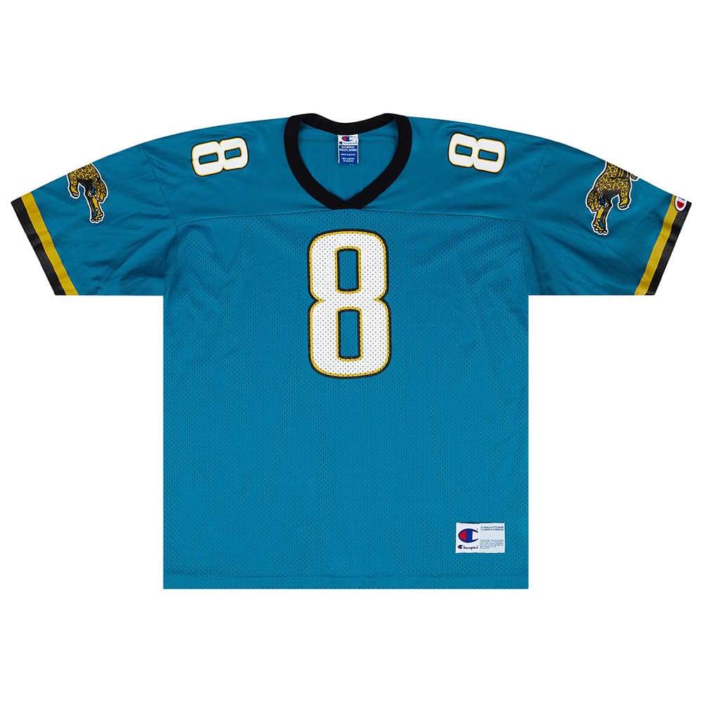 1995 Jacksonville Jaguars Brunell #8 Champion Jersey (Home) XL