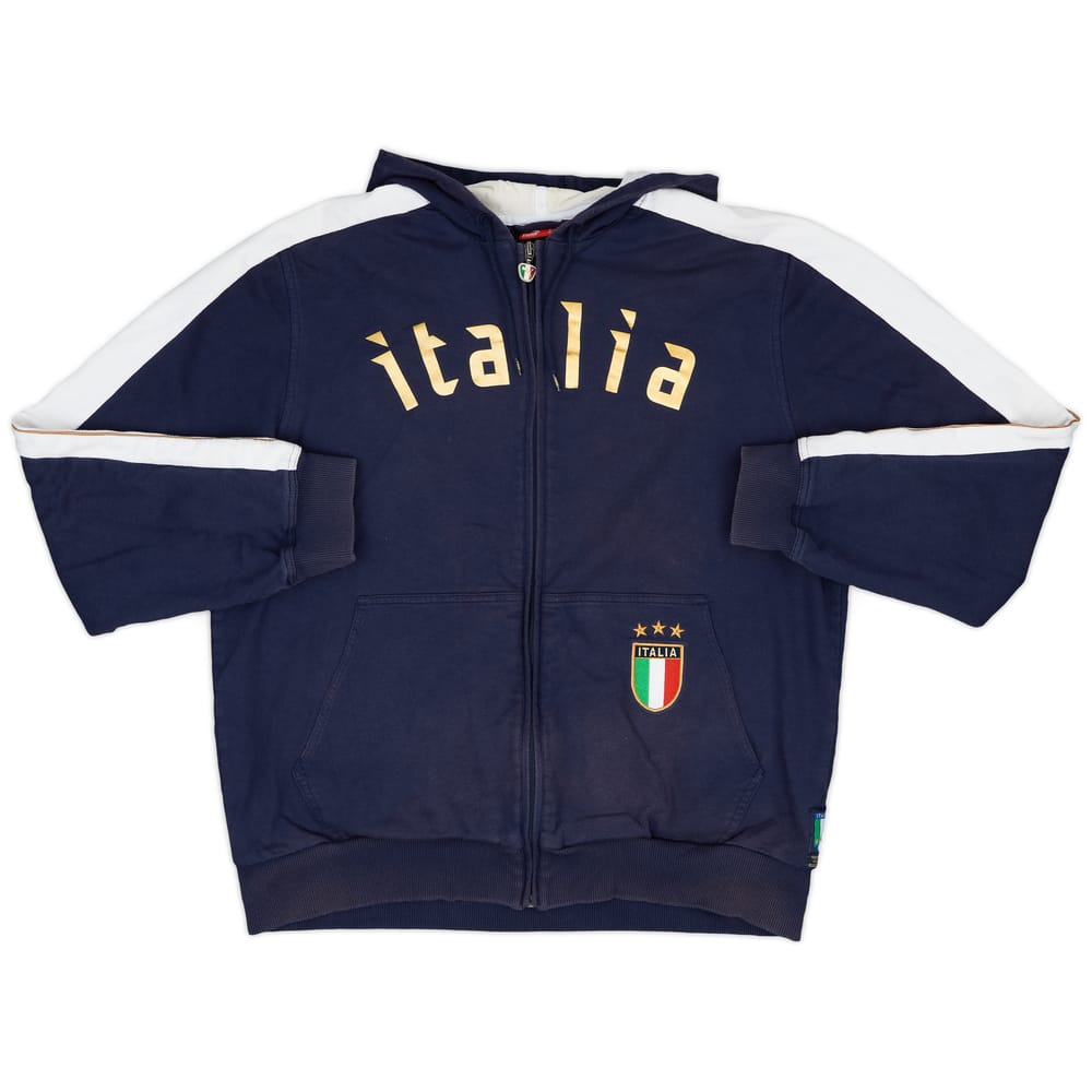 2008-09 Italy Puma Hooded Sweat Top - 8/10 - (XL)