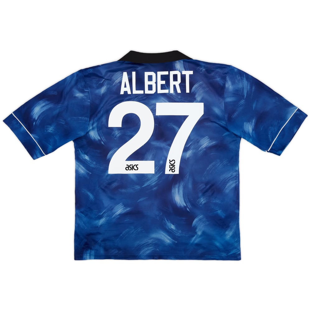 1993-95 Newcastle Away Shirt Albert #27 - 7/10 - (L)