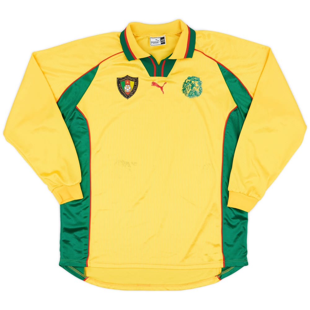 1998-00 Cameroon Away L/S Shirt - 5/10 - (XXL)