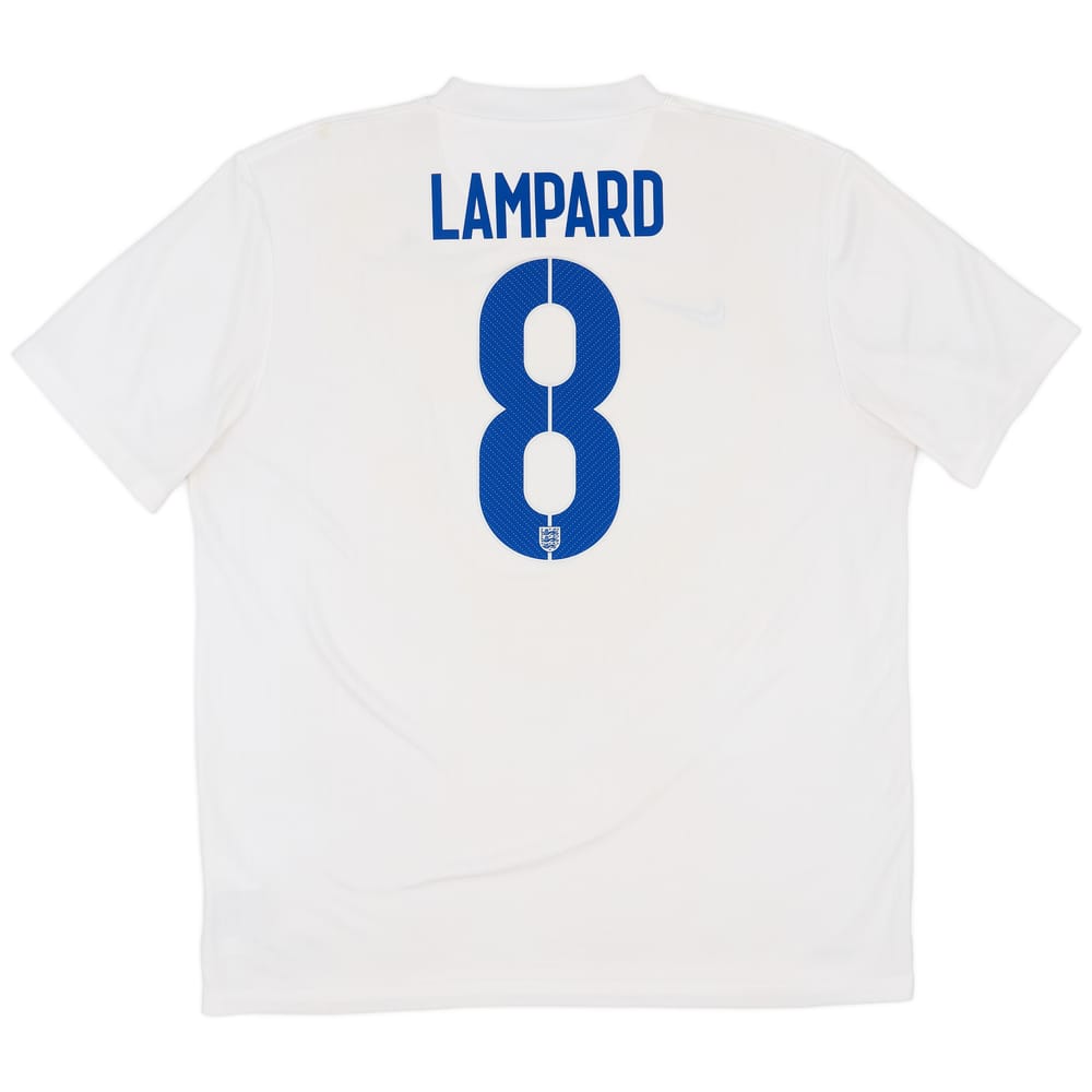 2014-15 England Home Shirt Lampard #8 - 8/10 - (XL)