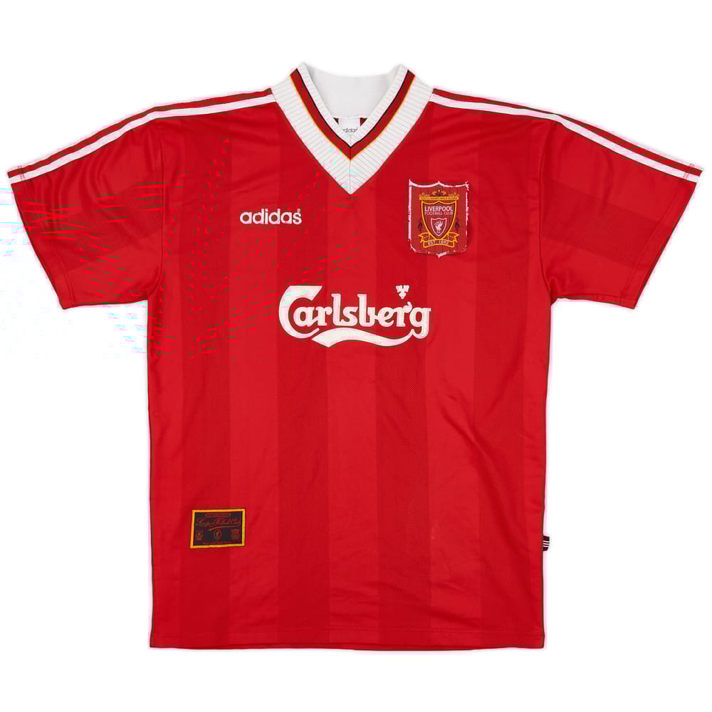 1995-96 Liverpool Home Shirt - 5/10 - (XL)