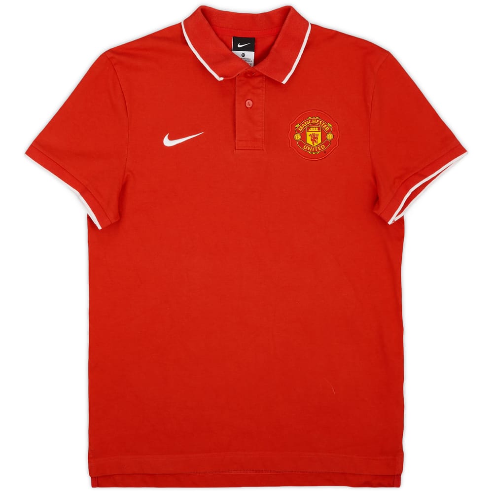 2010-11 Manchester United Nike Polo Shirt - 9/10 - (M)