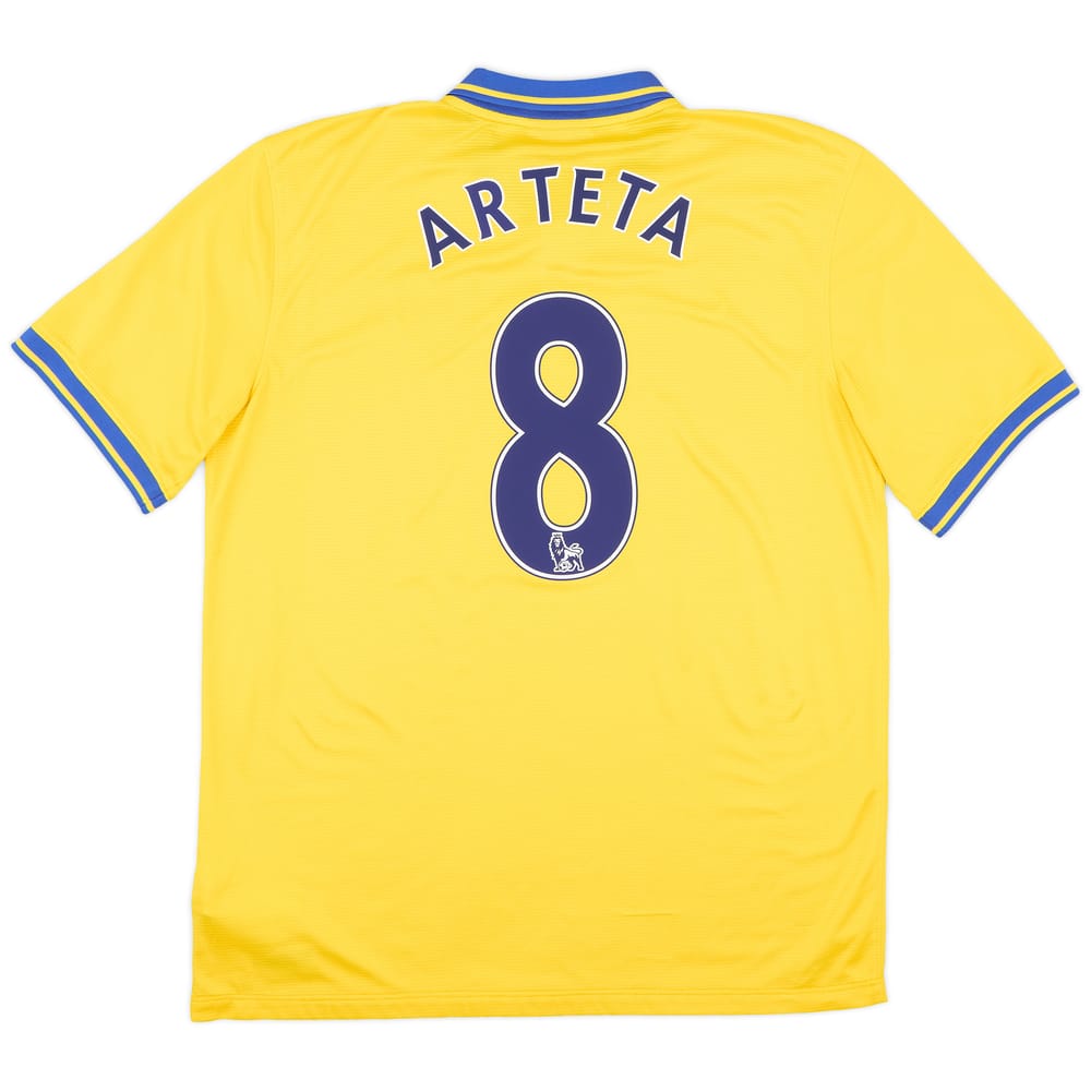 2013-14 Arsenal Away Shirt Arteta #8 - 7/10 - (L)