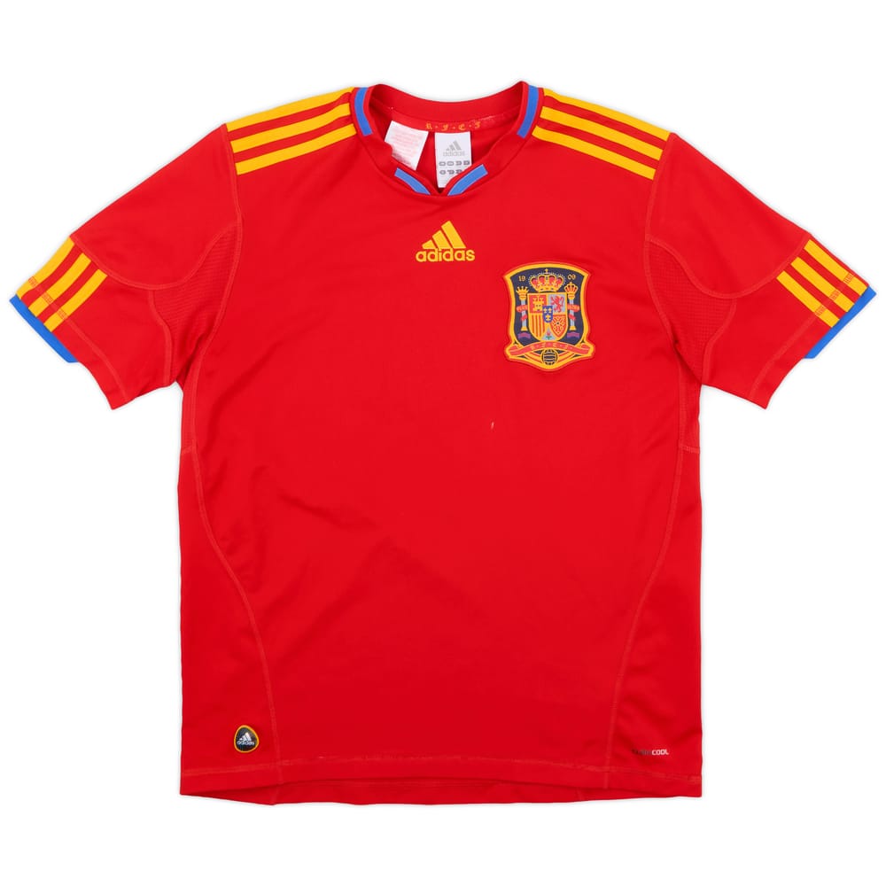 2009-10 Spain Home Shirt - 9/10 - (L.Boys)