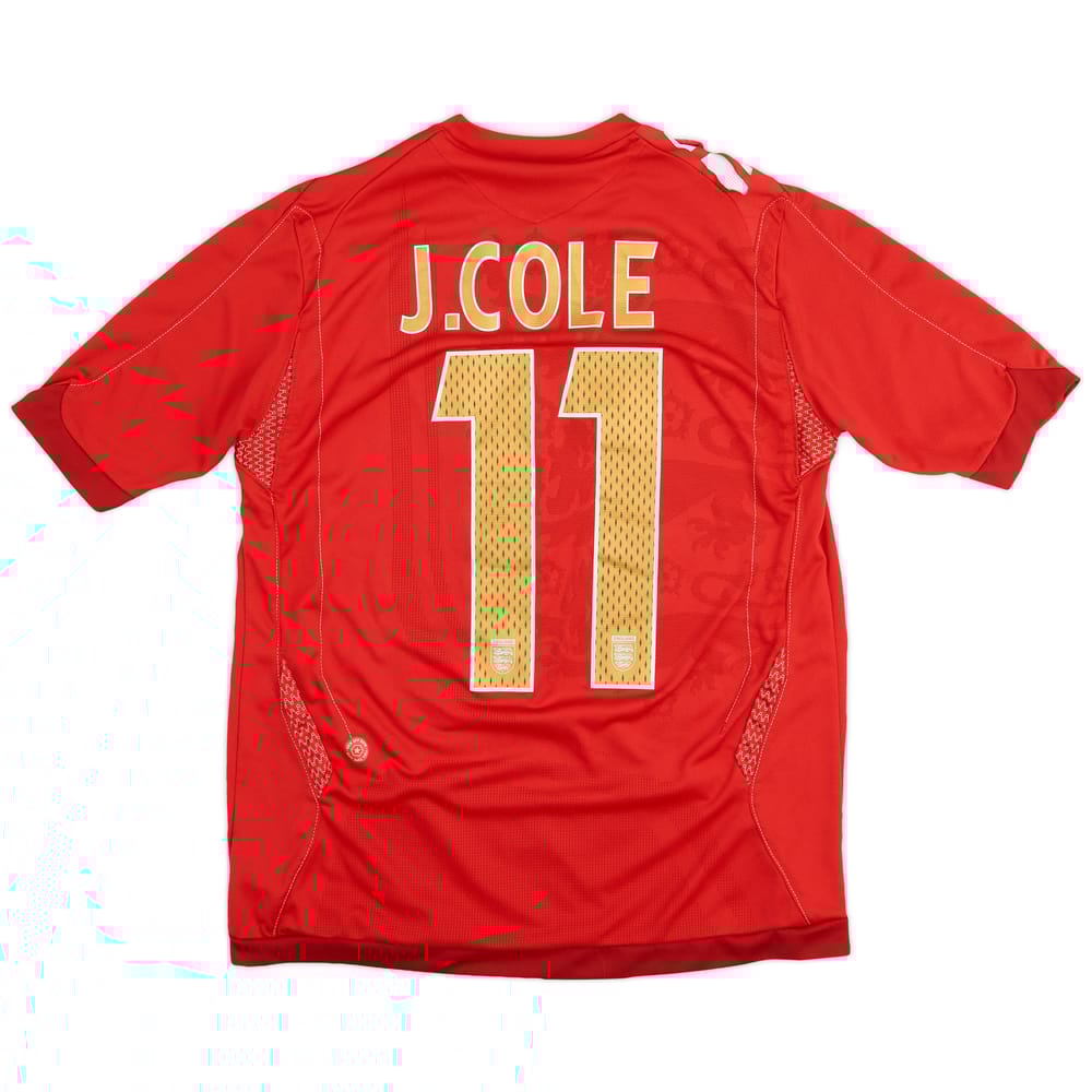 2006-08 England Away Shirt Cole #11 - 8/10 - (XL.Boys)