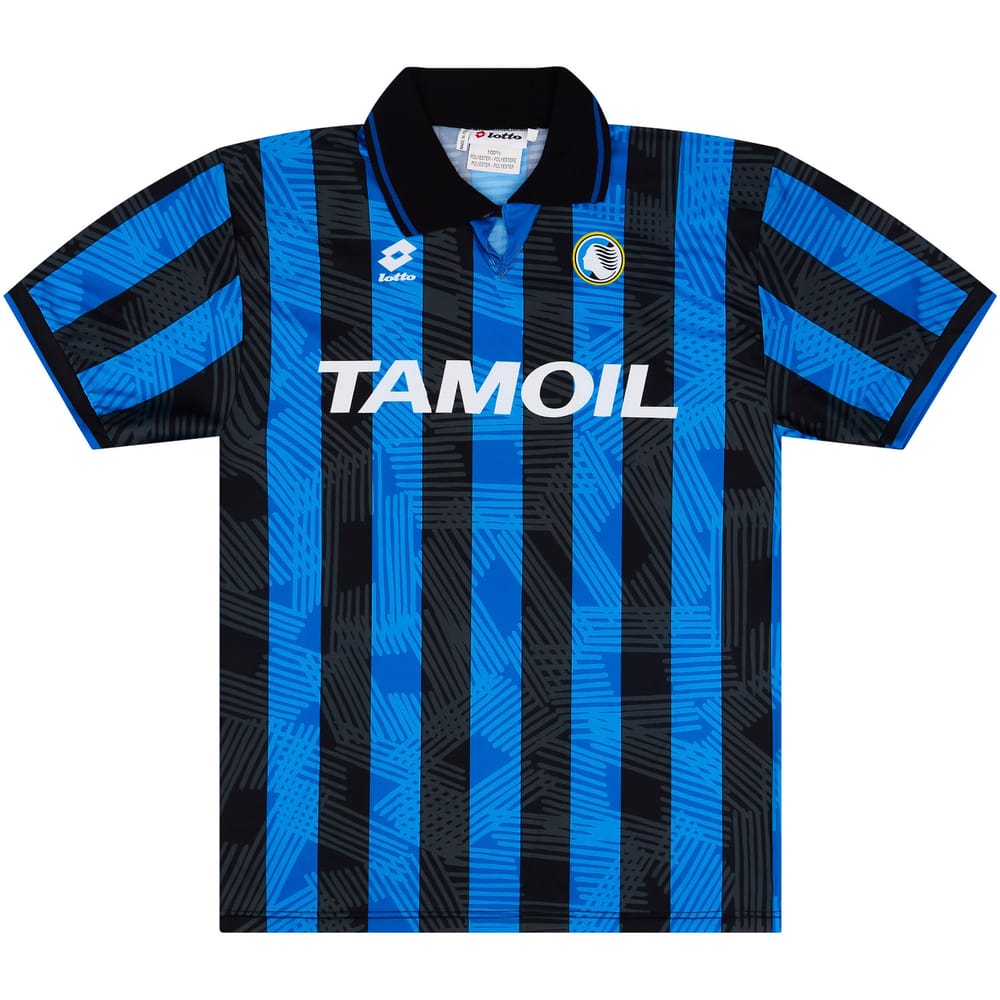 1992-93 Atalanta Match Worn Home Shirt #6 (Montero) v Lazio