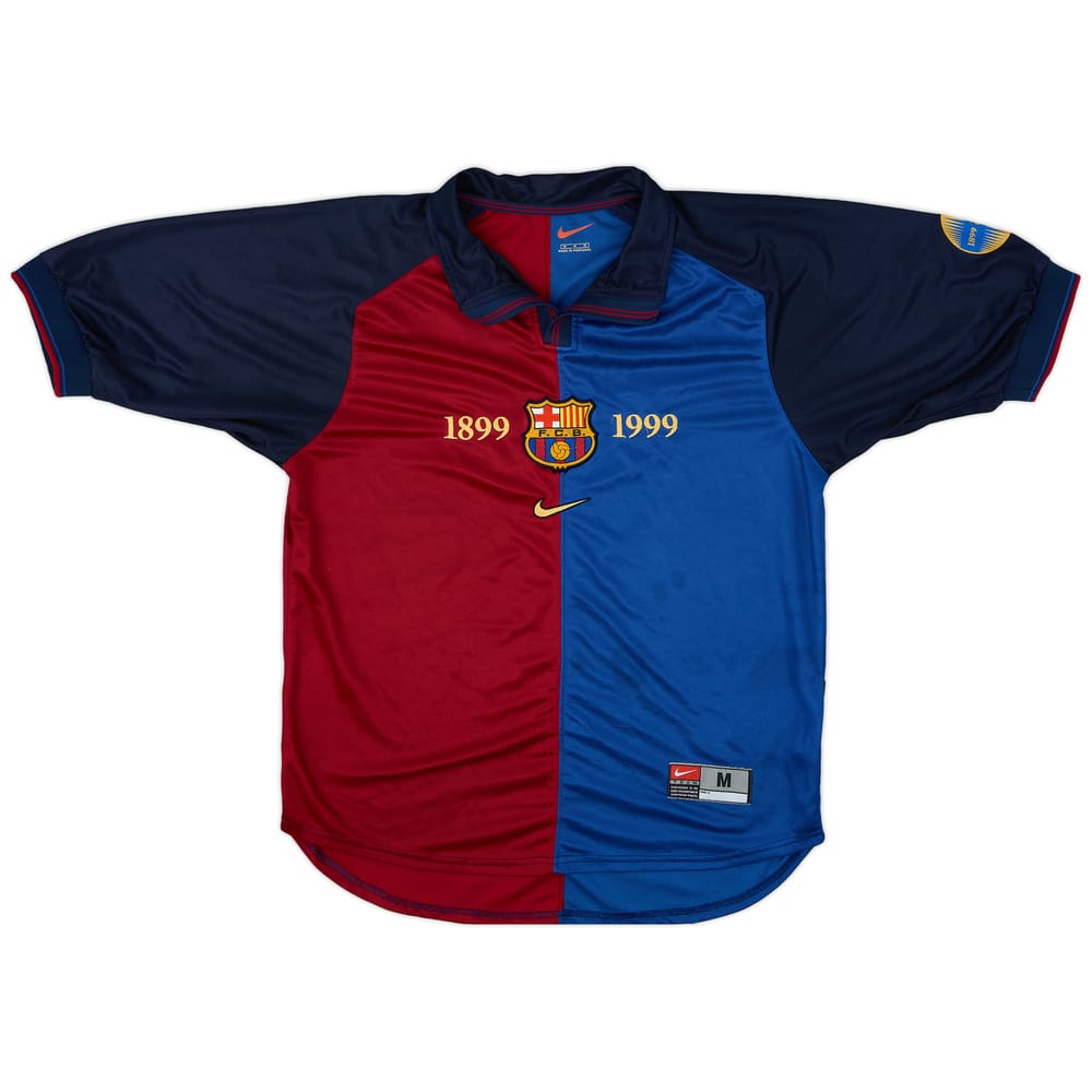 1999-00 Barcelona Centenary Home Shirt - 6/10 - (M)