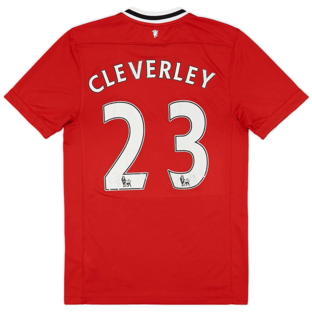 2011-12 Manchester United Home Shirt Cleverley #23 - 5/10 - (S)