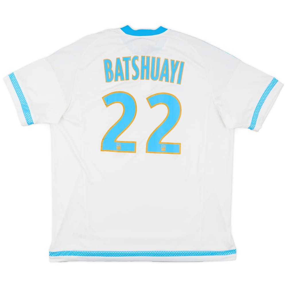 2015-16 Olympique Marseille Home Shirt Batshuayi #22 - 8/10 - (XL)