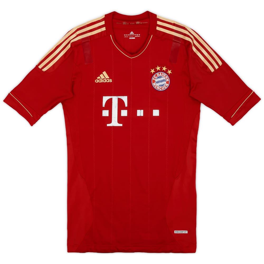 2011-13 Bayern Munich Player Issue TechFit Home Shirt - 4/10 - (L)
